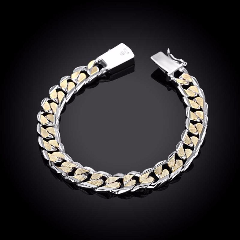 QSZB miesten pulseras 10 mm leveä 21 cm paksu hieno muodikas sier-rannekoru naisten hienoille koruille_voghion.com