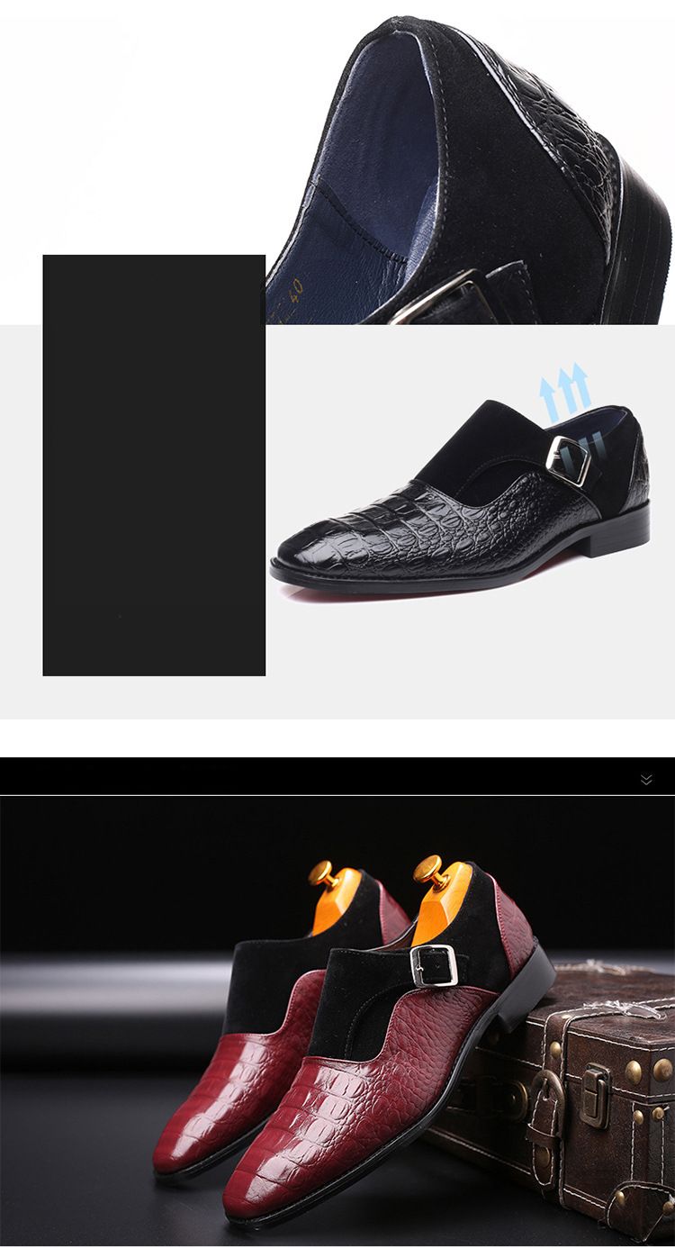 Men's Business Casual Dress Oxfords Formal Lace-Up Shoes for Office, Parties, and Daily Wear_voghion.com