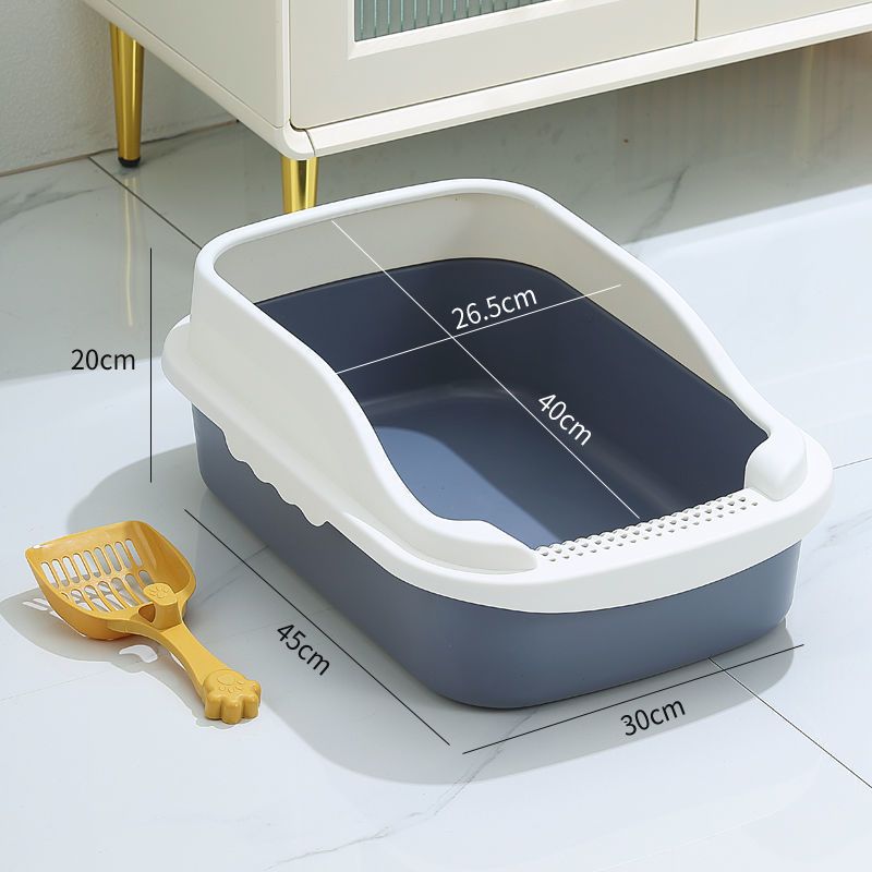 Box Small With Lid Large Fully Enclosed Splash-Proof Odor-Proof Toilet Transparent Litter Tray Cat Supplies Collection_voghion.com