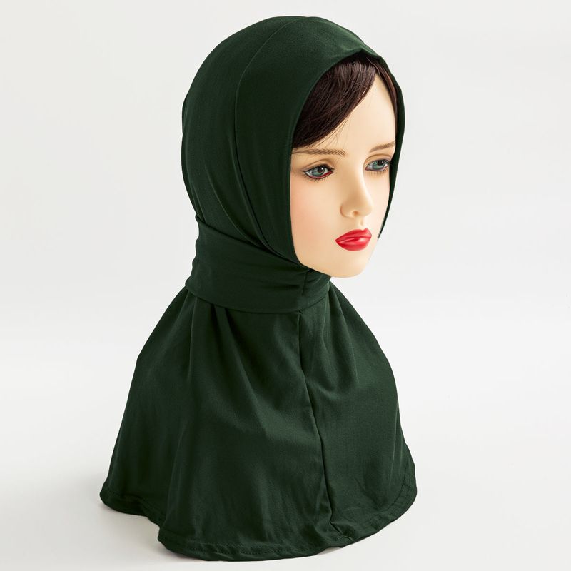 Hijab-Schal aus Modal-Baumwolle – Kopfbedeckung für Frauen aus dem Nahen Osten mit 3-Knopf-Krawatte (atmungsaktive Innenmütze und Abdeckung im malaiischen Stil)_voghion.com