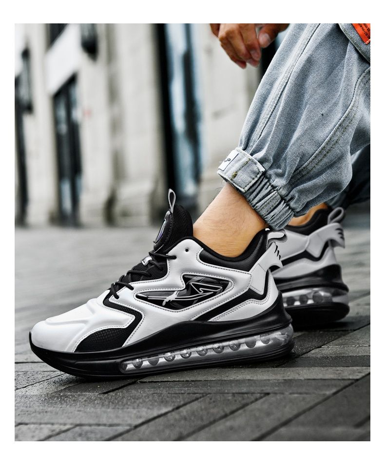 Neue Herrenschuhe für den Herbst, Sportschuhe aus Ultrafaserleder, luftgepolsterte Laufschuhe_voghion.com