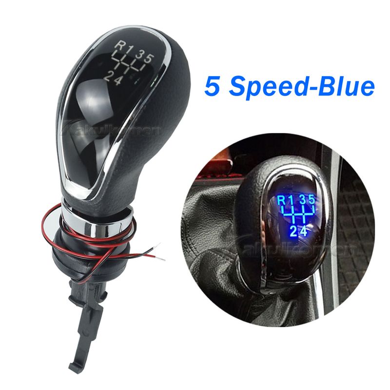 LED 5 6-nopeuksinen auto vaihteiston nuppi Käsikahvan päänvipu Vauxhall Buick Astra Insignia 2009 2010 2011 2012 2013_voghion.com