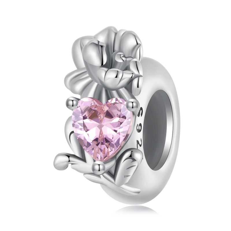 Twelve Birthstones-Marigold Charm Sterling Silver Charm_voghion.com