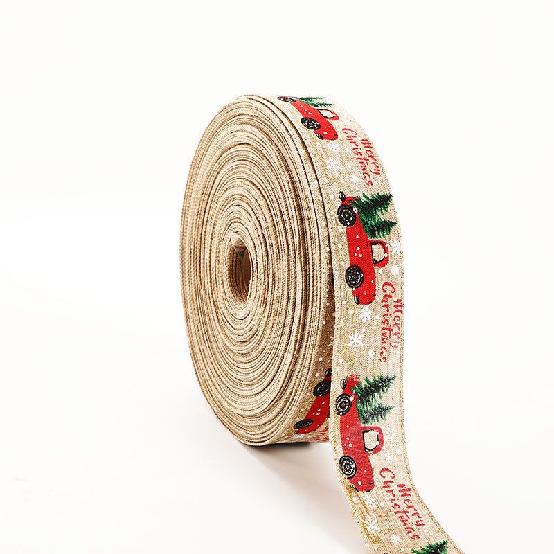 Ruban neuf, ruban oignon doré à paillettes, ruban de Noël, ruban organza, décoration cadeau, ruban pour sapin de Noël, vente en gros._voghion.com