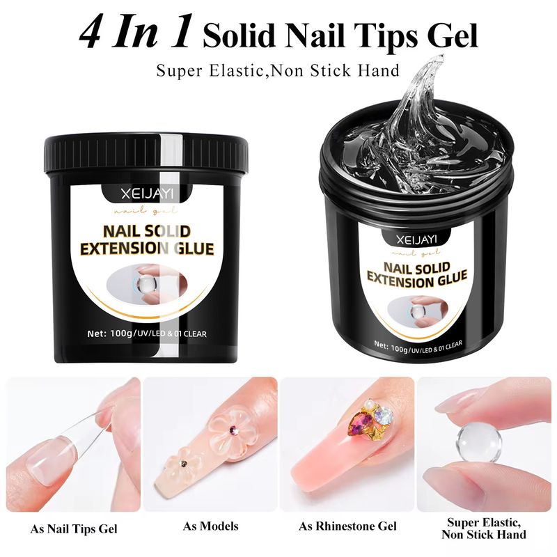 Colle à ongles en boîte, colle pour extensions d'ongles, solide, sculpture, façonnage, papier gratuit, non collant, extension rapide, autocollants pour ongles, salon de manucure_voghion.com