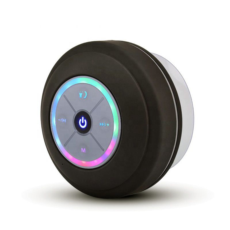 Taşınabilir Hoparlörler Açık Hava Banyo Araba Mini Taşınabilir Hoparlör Işık Büyük Vantuzlu Q9 Su Geçirmez Kablosuz Bluetooth Hoparlör_voghion.com