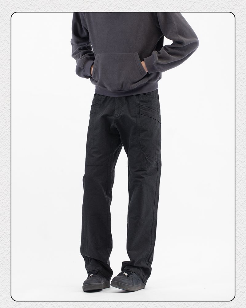 Clean Fit Cargo Pants For Men – Vintage Workwear Style With Multi-Pockets (Relaxed Straight Cut, Lightweight Cotton, Urban Utility Aesthetic)_voghion.com