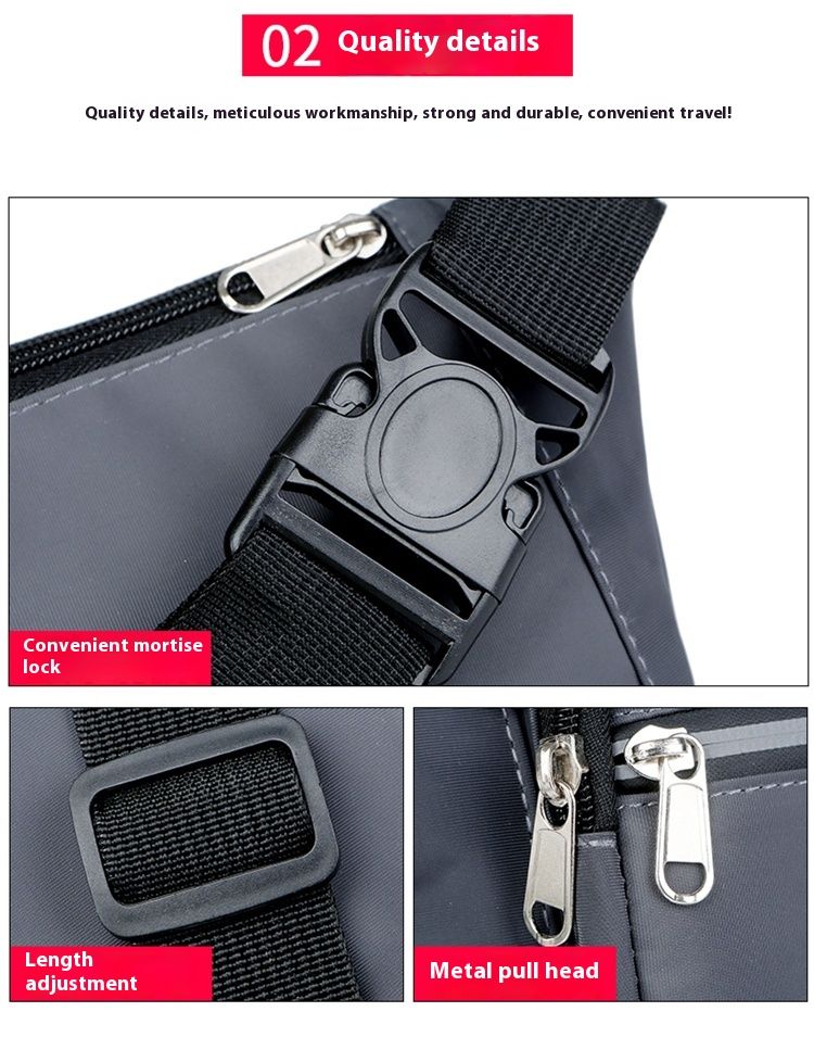 Mobil Tailletasch fir Männer a Fraen, déi op Baustellen schaffen Multifunktionell grouss Kapazitéit waasserdicht haltbar Crossbody-Tasch_voghion.com