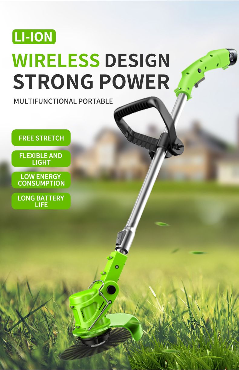 Tagliaerba a batteria al litio da 12 V, tosaerba leggero multiuso per la manutenzione di giardini e cortili, decespugliatore elettrico_voghion.com