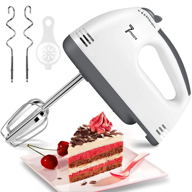 100W 7 Geschwindigkeiten Steuerung Hand Mini Mixer Lebensmittel Mixer Multifunktionale Küchenmaschine Küche Mini Elektrische Manuelle Kochwerkzeuge_voghion.com