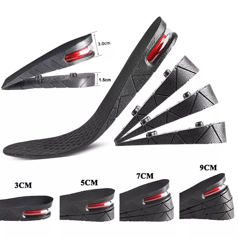 Nouveau coussinet de pied Invisible, semelle intérieure coupée, insertion de talon de chaussure, Support plus grand, absorbant, augmentation de la hauteur, coussin de levage_voghion.com