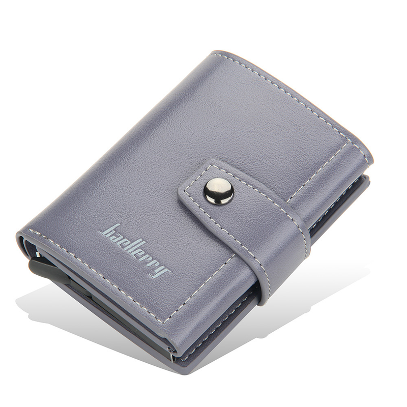 Men's Card Holder European and American Automatic Pop-up Card Buckle Card Clamp New Metal Aluminum Case Card Holder_voghion.com
