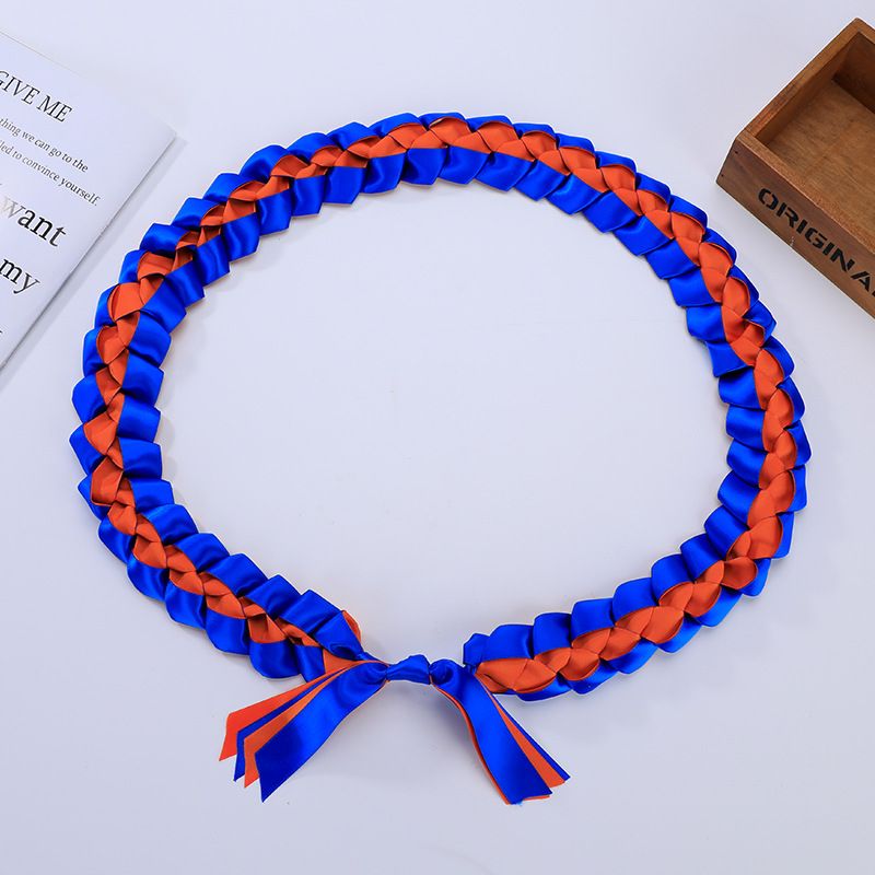 2023 Ribbon Wreath Graduation Gift Woven Necklace Unisex Party Accessories_voghion.com