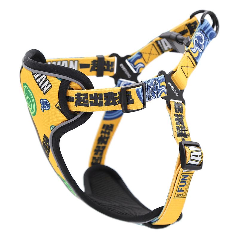 Pet Supplies Walking Vest-Style Reflective Pettorina per cani di piccole dimensioni, set di guinzagli antideflagranti_voghion.com