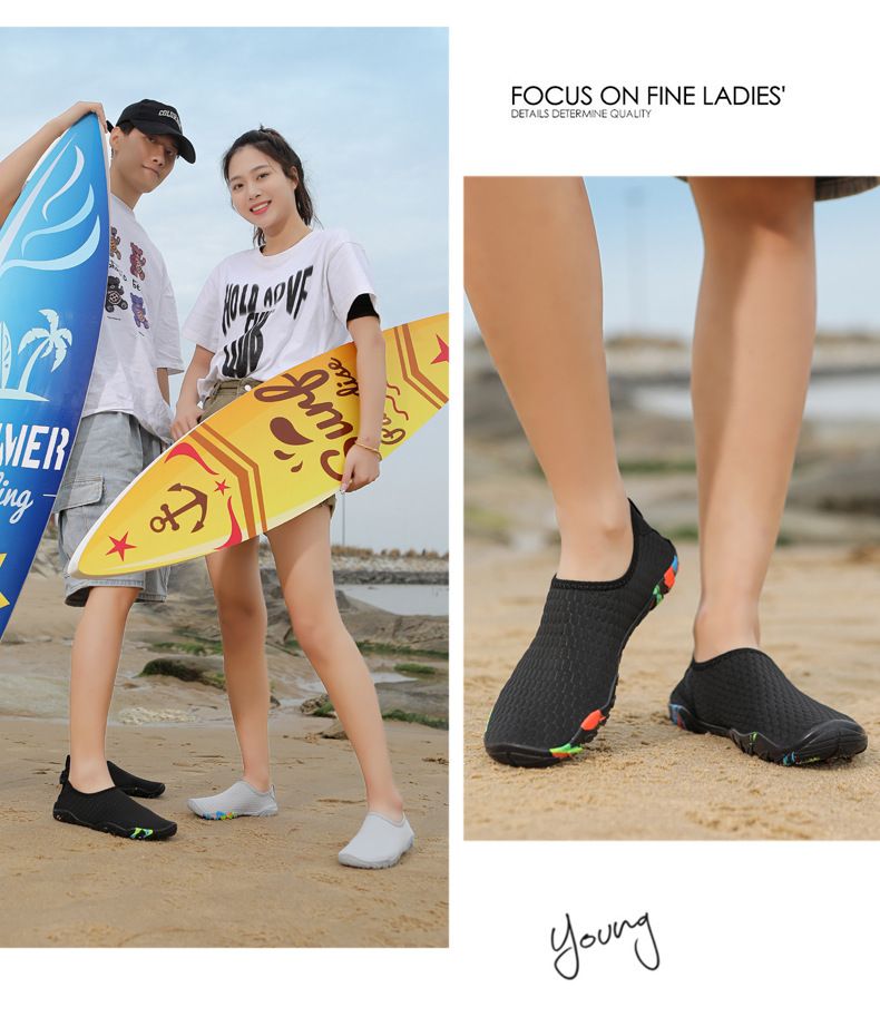 Couple Swimmin Men Thick Soft Sole Snorkelin Women Beach Divin Raftin Wadin Shoes Quick-Dry Non-Slip Stream_voghion.com