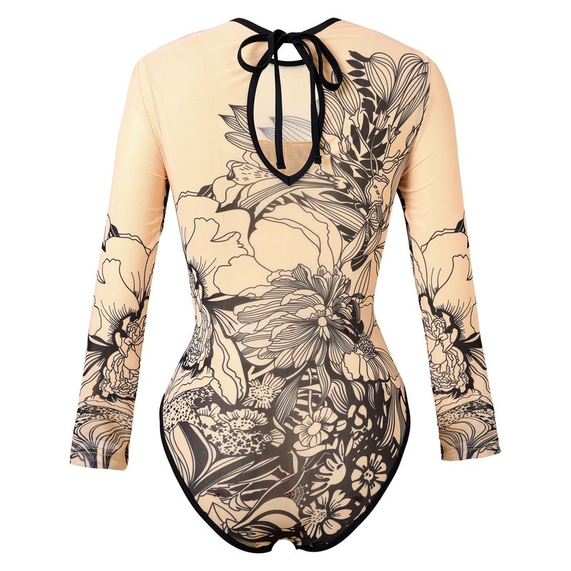 Vêtements pour femmes Maillot de bain une pièce Crème solaire Séchage rapide_voghion.com
