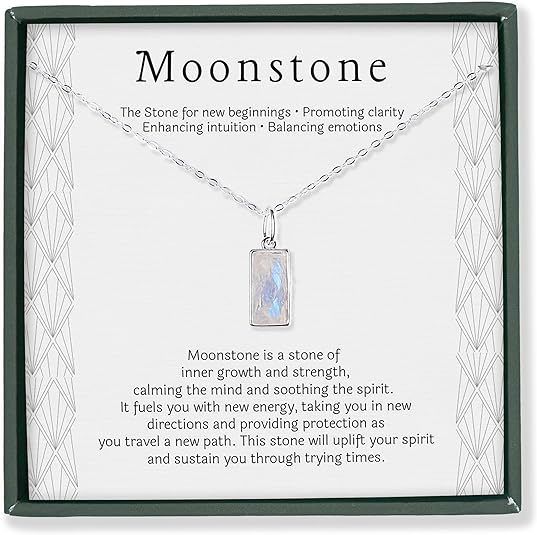 Collar de piedra lunar S925 con incrustaciones rectangulares de piedras preciosas de cristal_voghion.com