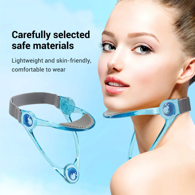 Massaggiatore per la schiena Neck Brace Dispositivo di trazione cervicale Correttore posturale Collare cervicale Bretelle cervicali Supporto per collo_voghion.com