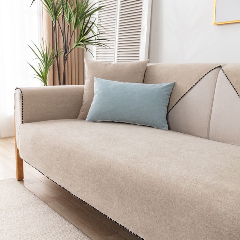 Home & Garden Waterproof Sofa Cushion Anti Cat Scratching Universal Anti Slip Modern Simple Solid Color Pet Urine Proof Sofa Cover Backrest Towel_voghion.com