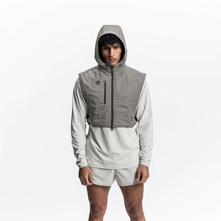 Taktische Weste Herrenmodemarke Kapuzenweste Outdoor Multifunktionale reflektierende ärmellose doppelseitige tragbare wasserdichte Freizeitjacke_voghion.com