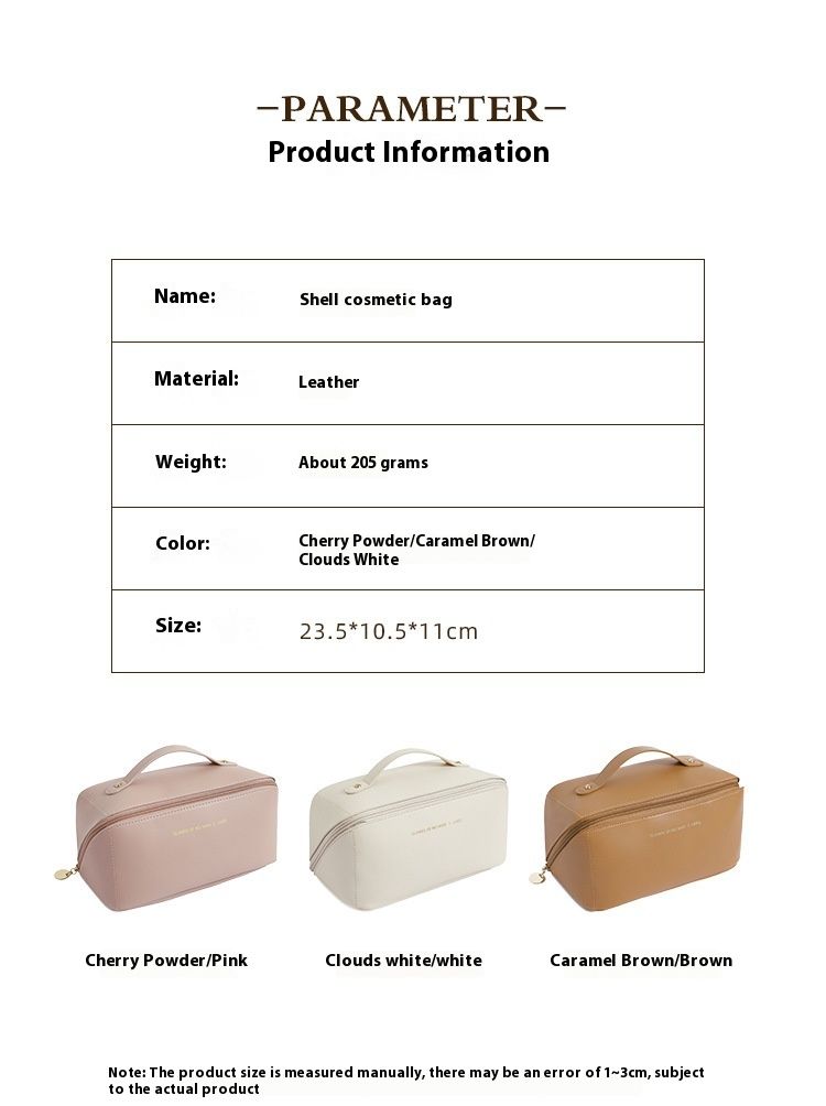 2023 New Large Capacity Ins Style Makeup Storage Portable Travel Wash Bag_voghion.com