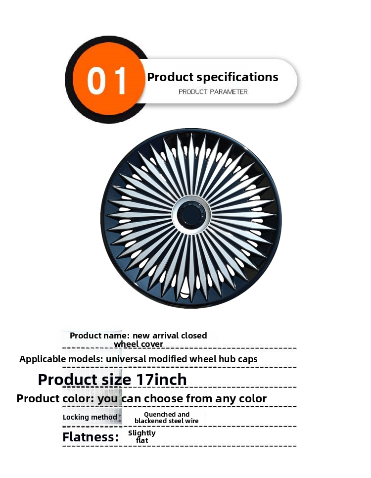 Car 12, 13, 14, 15, 16, 17 Inch Iron Steel Ring Wheel Hub Special Decorative Cover Modified Universal_voghion.com