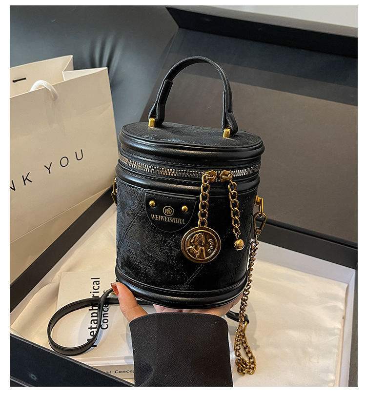 2024 m. Naujas Retro Bucket Krepšys, Universali grandinėlė, Madingas rankinis pečių krepšys, Didelės talpos madingas Crossbody Bag, madingas_voghion.com