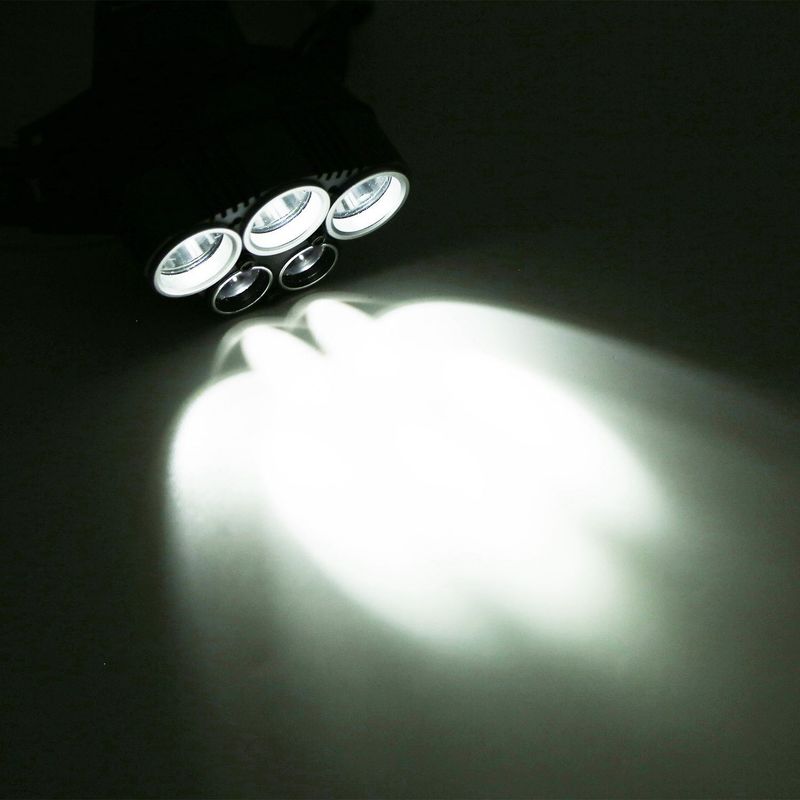 Rechargeable Headlamp 20000 Lumen LED Headlight 6 Modes Headlamp Flashlight For Camping Cycling Hiking Hunting Emergency_voghion.com