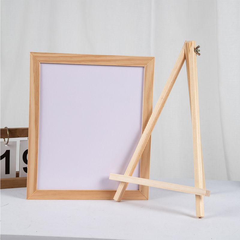 Klein schoolbord, kinderkalligrafie, kalligrafie tekenbord, opbergbord met beugel, thuis, verplaatsbaar, houten ornamenten_voghion.com
