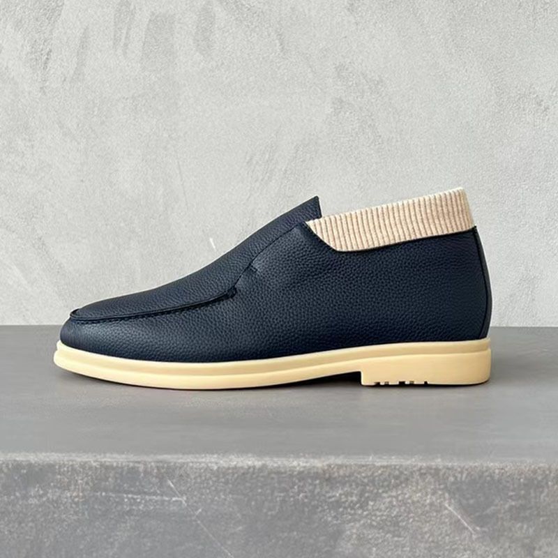 Erkekler İçin Yeni Stil Yeni Slip-On Loafer'lar, Düz, Şık, Günlük, Çok Yönlü, Hafif ve Rahat Ayakkabılar_voghion.com