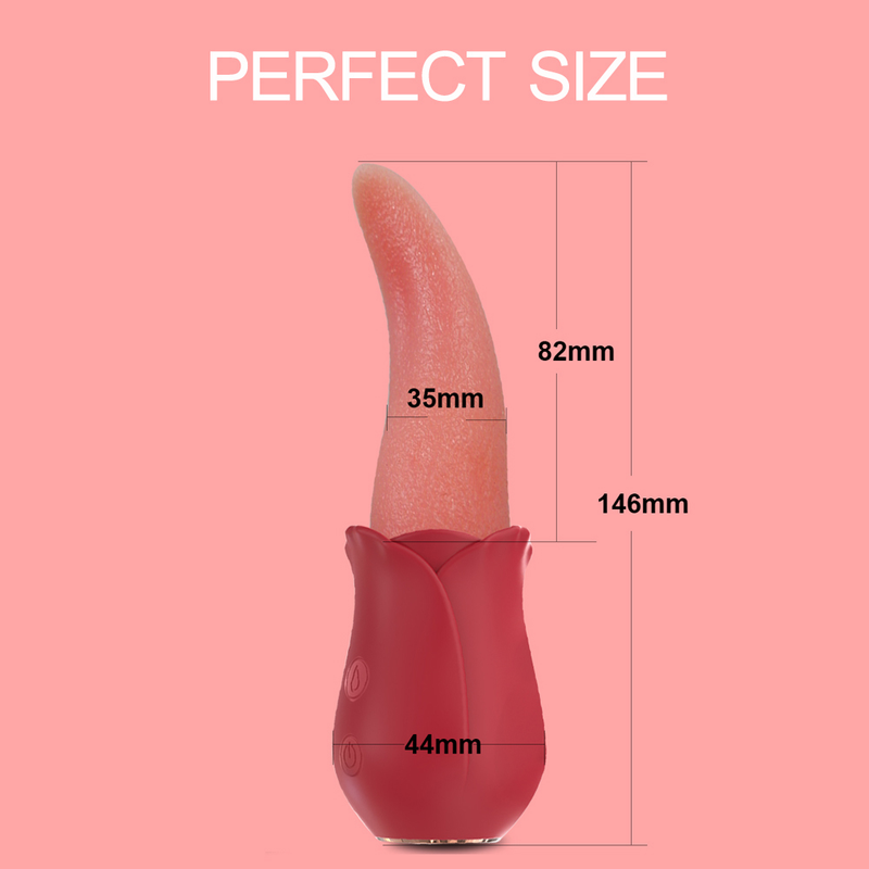 Vibrator Clitoral G Licking Spot Massager Clit Realistic Tongue Dildo l Vibrating Stimulator 10 Mod Stimuator_voghion.com