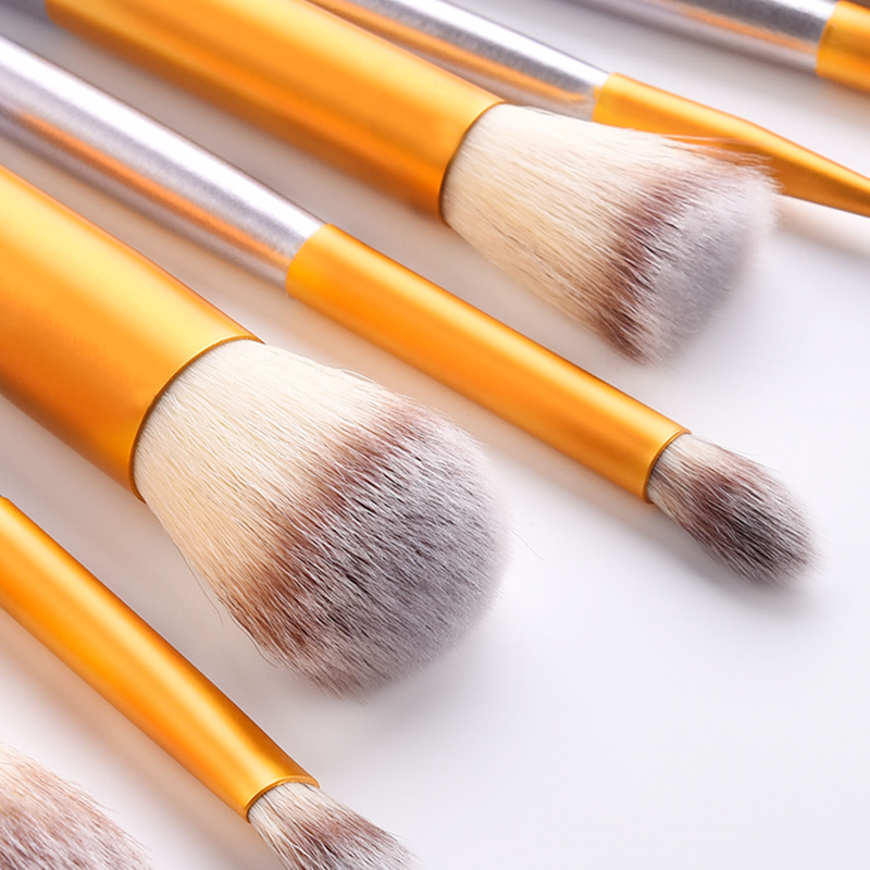 10-teiliges Make-up-Pinselset, Champagner-Gold, neue Make-up-Tools GUJHUI_voghion.com