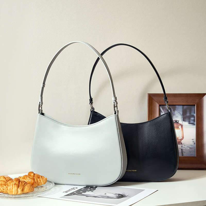 New Best-selling High-end Leather Underarm Bag with Niche Design, Women's Bag with Multi-color Fashionable Shoulder Bag_voghion.com