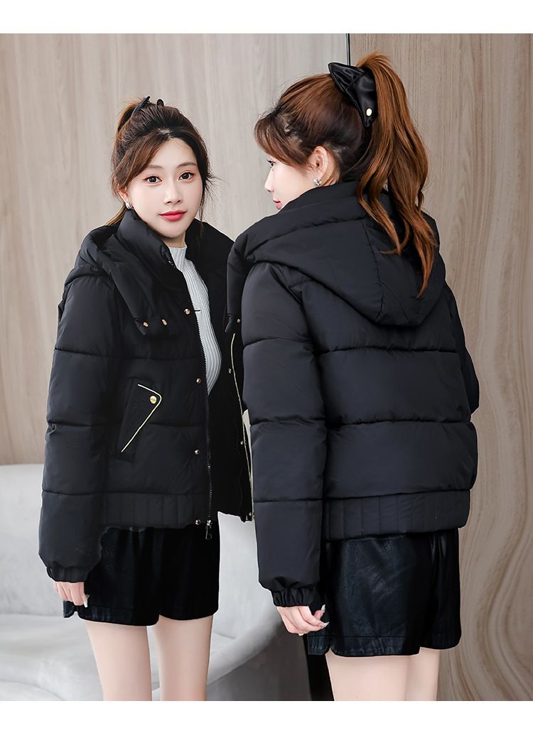 Kurze Pufferjacke für zierliche Figuren – voluminöse Steppjacke mit strukturiertem Reverskragen (5 urbane Neutraltöne, erweiterte Größenauswahl)_voghion.com