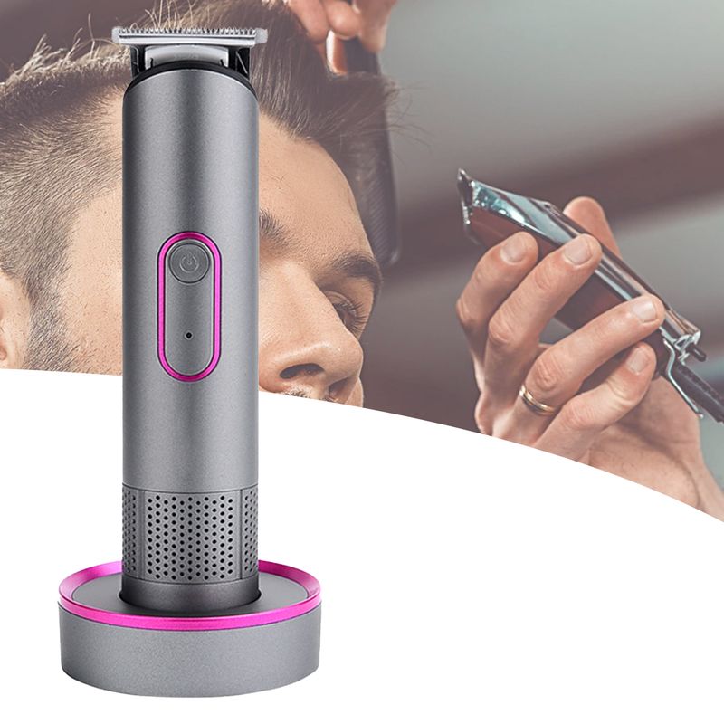 Ruixingst, cortadora de pelo recargable de gran potencia, cuchilla de acero inoxidable, carga USB, cortadora de pelo eléctrica inalámbrica, Kit de aseo_voghion.com
