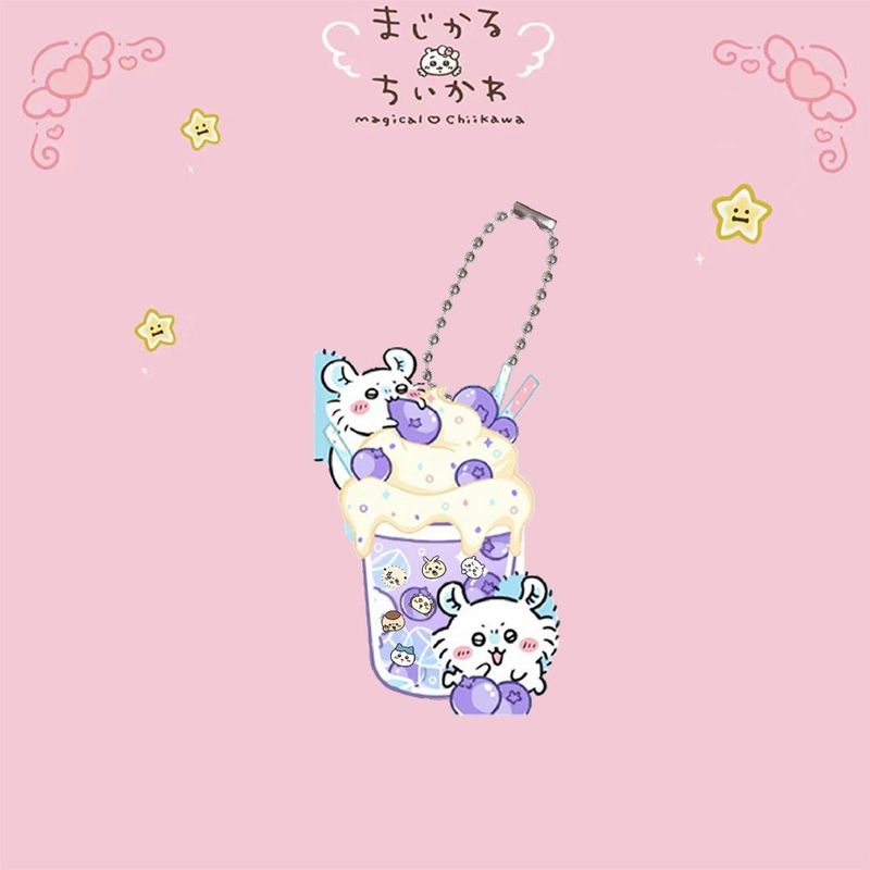 Zaino portachiavi Shaker in acrilico Chiikawa in collaborazione con DQ, esteticamente squisito_voghion.com