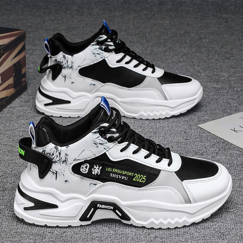 Putian Autumn Summer 2023 New High-top Sports Casual Running Men's Dad Trendy Shoes_voghion.com