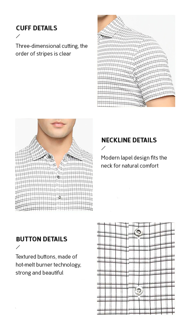 High quality silk cotton versatile plaid short sleeved knitted shirt_voghion.com