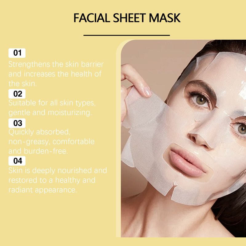 Maschera viso idratante profonda alla nicotinamide HOYGI rassoda la pelle, idrata delicatamente e ammorbidisce la pelle_voghion.com