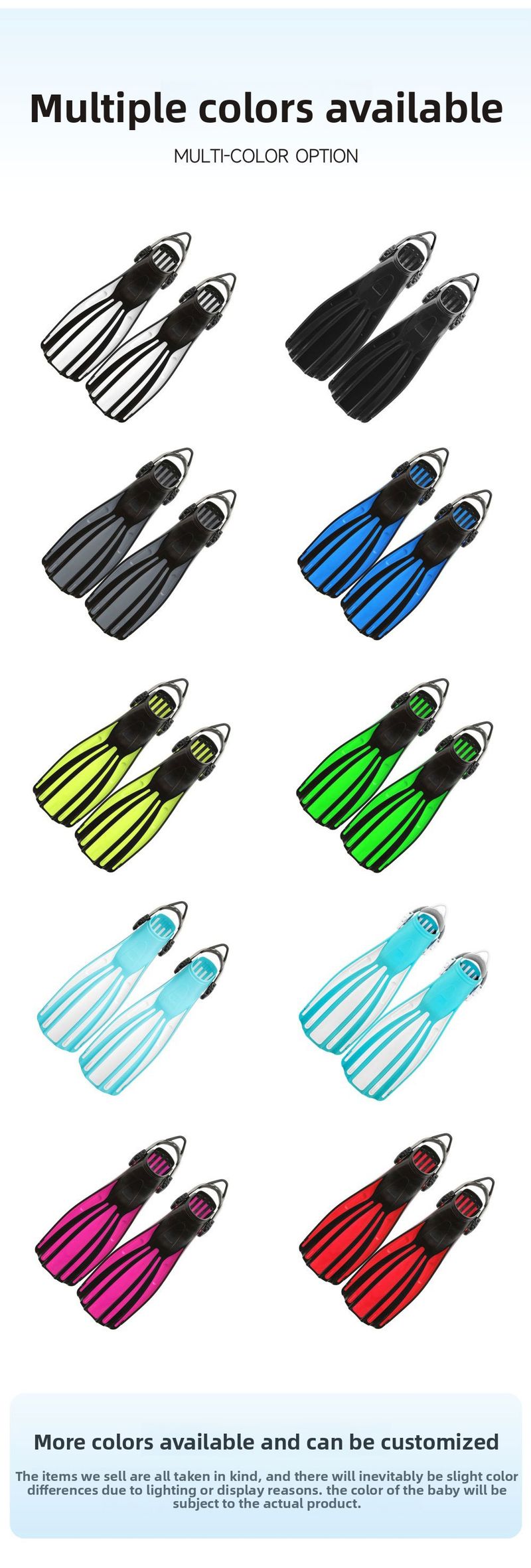 Offener Wurzelstil Große Feder Vierzeilige King Kong Froschschuhe Freie Lungenanpassung Schnürsenkel Lange Flossen Tieftauchen_voghion.com