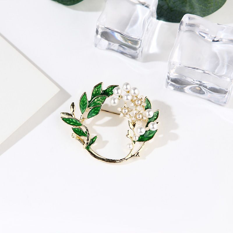 Versione coreana della spilla semplice in lega di smalto a goccia di olio alla moda, spilla femminile, spilla accessori_voghion.com