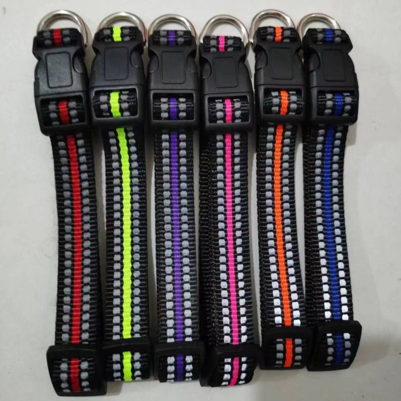 Op voorraad Groothandel Kat Nylon Reflecterende Huisdier Hondenhalsband Optionele Bel_voghion.com