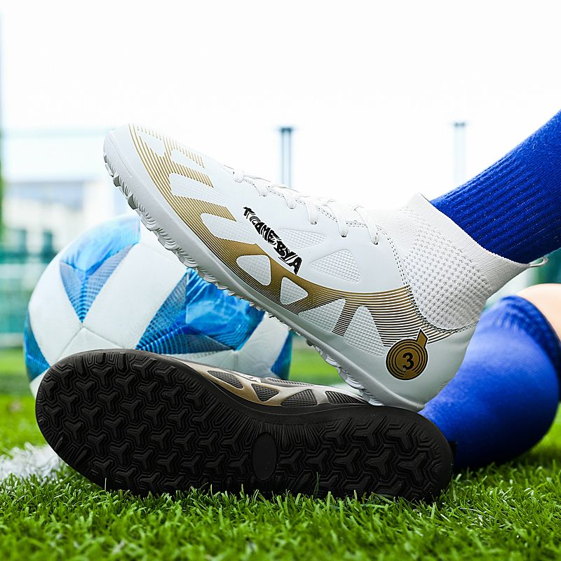 Vīriešu futbola zābaki Profesionāli augstpapēžu futbola apavi Āra lietošanai iekštelpās Ērti sporta apavi_voghion.com