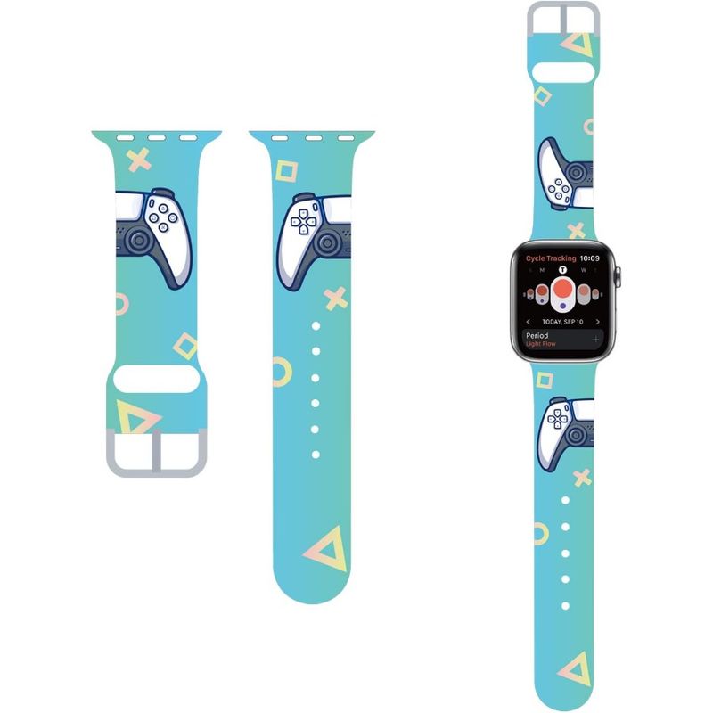 A Watch Band Game Controller Design For A Watch Band 42mm 44mm 45mm 49mm Game PS5 Pattern With Soft Band Wristband For_voghion.com