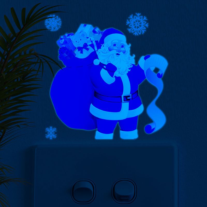 Luminous Santa Claus switch AFG3620 custom decorative wall sticker_voghion.com