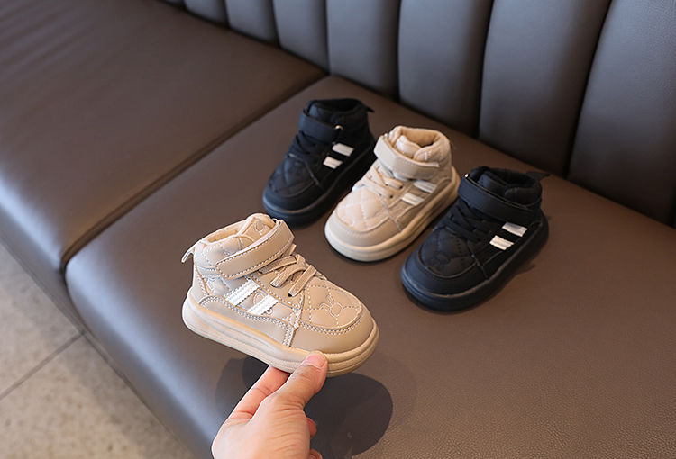 Bambino Autunno e Inverno Nuove Ragazze in Cotone da Uomo Stivali da Neve Tesoro Scarpe di Velluto per Bambini Maillard 1_voghion.com