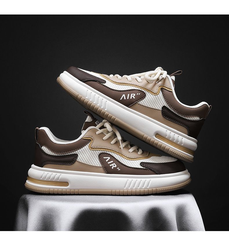 Nya sportskor för män, moderiktiga matchande skor, daglig fritid, komfort, absorberande, andningsbar deodorant_voghion.com