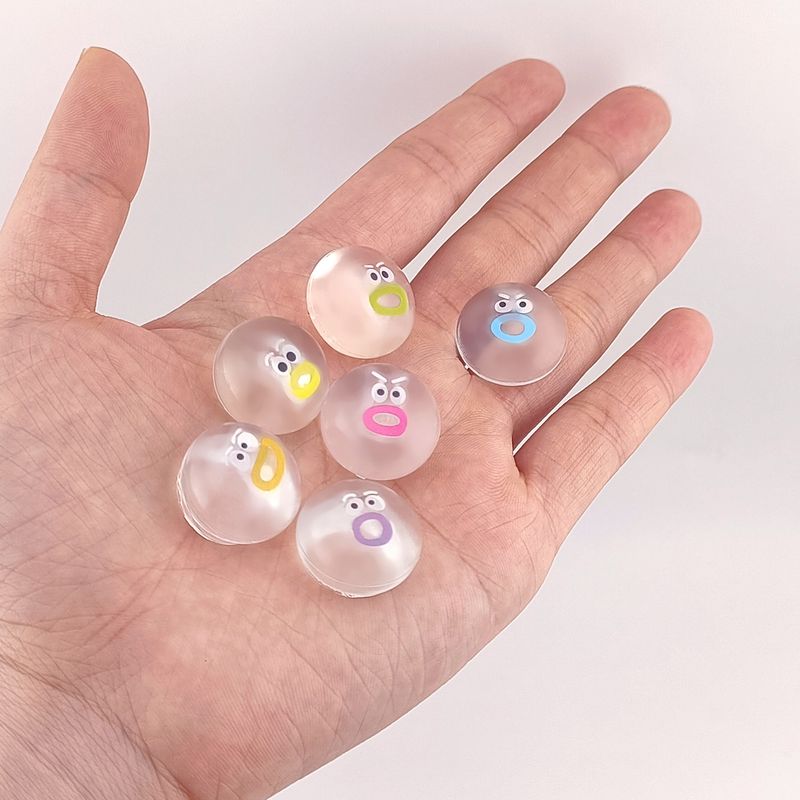 Squishies di schiuma trasparenti, espressione, piccolo naso, pizzicamento, musica, mini, alto valore, sensazione di fango, decompressione, sfiato, cartone animato, piccoli giocattoli_voghion.com