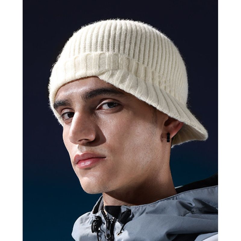 New Winter Knitted Ski Duck Tongue for Men Women Outdoor Cycling Windproof and Warm Wool Cold Hat DMZ94_voghion.com