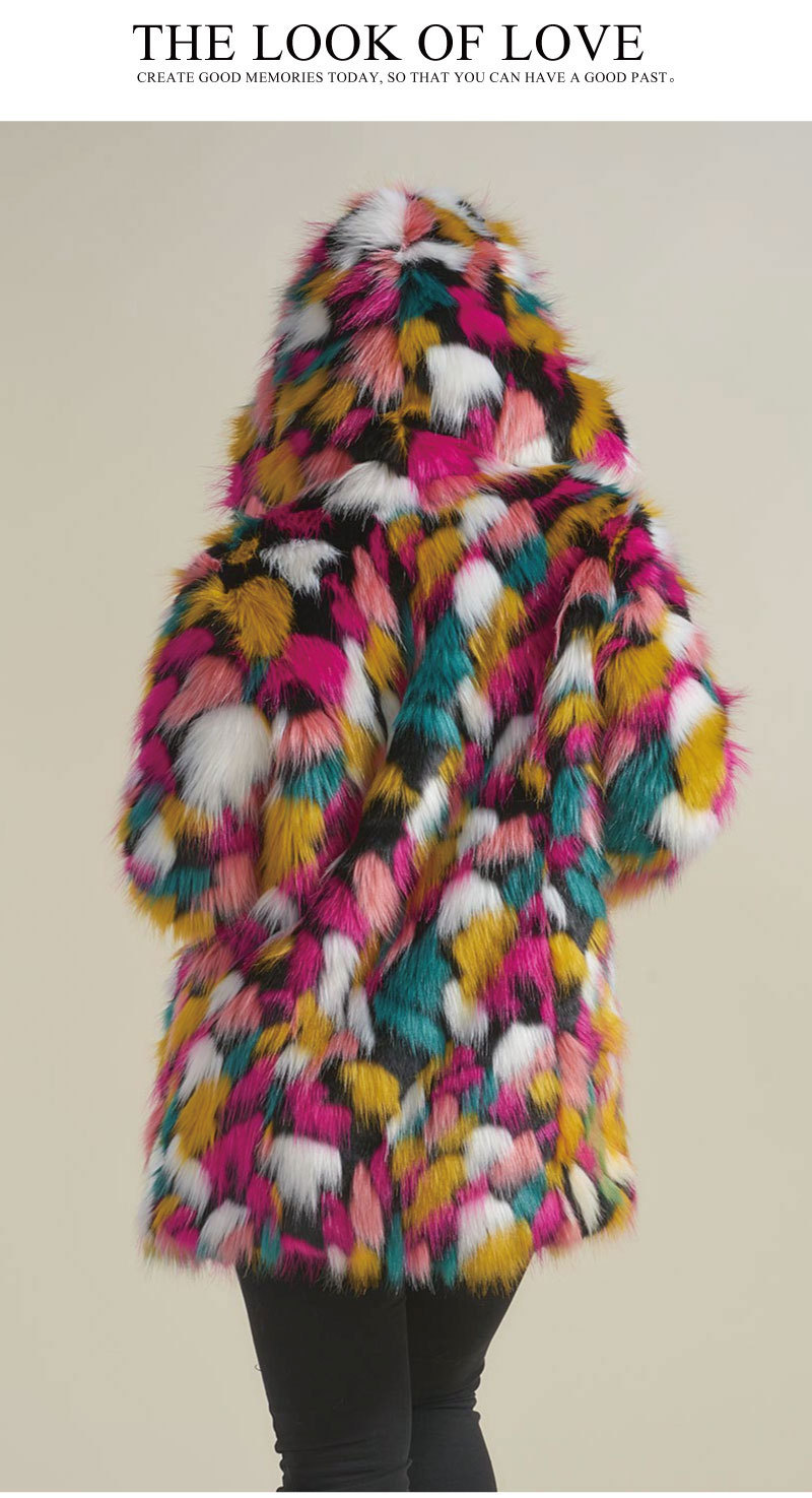 Cappotto in pelliccia lunga con cappuccio moda donna_voghion.com